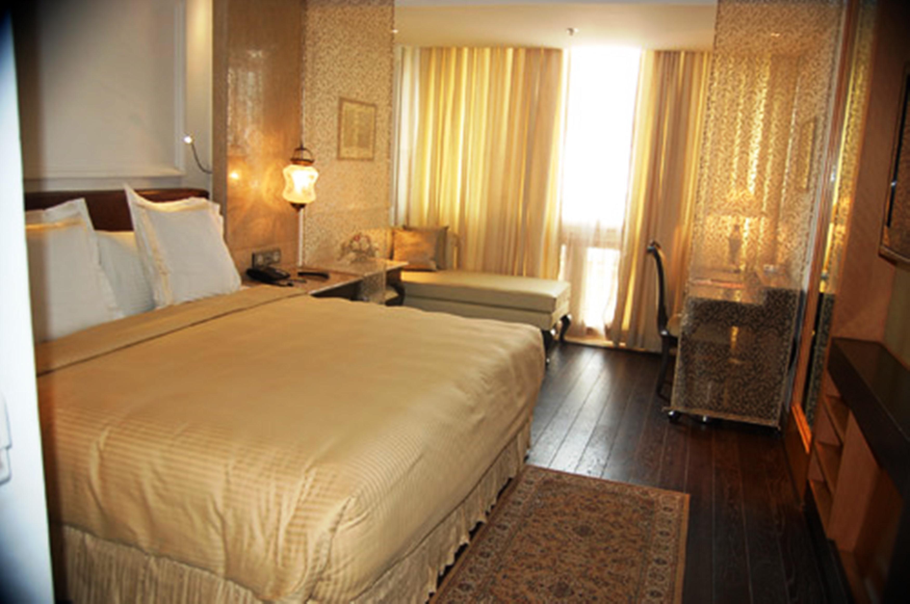 Hotel The Ashok, Nové Dillí Exteriér fotografie A room at the hotel