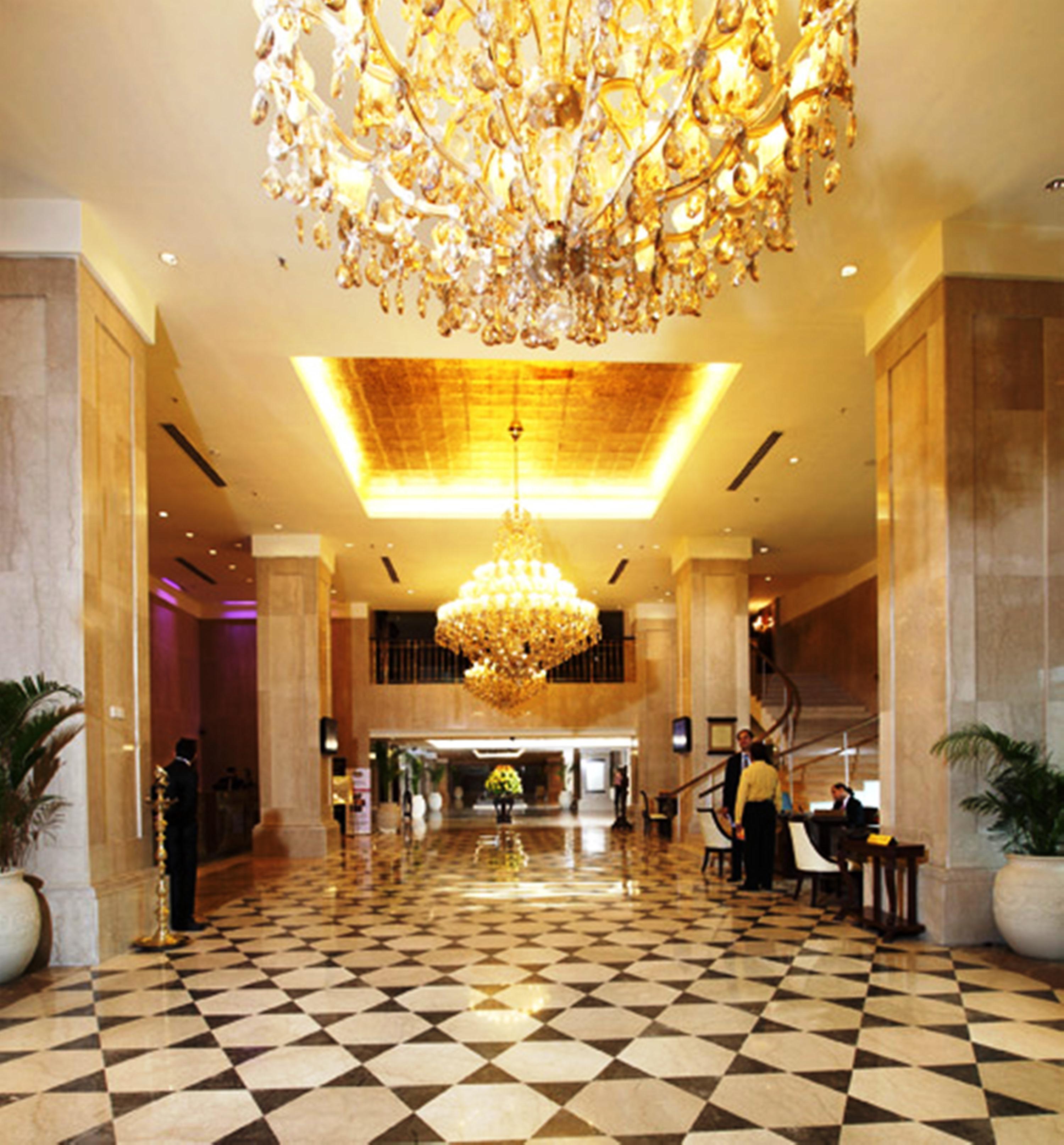 Hotel The Ashok, Nové Dillí Exteriér fotografie Lobby