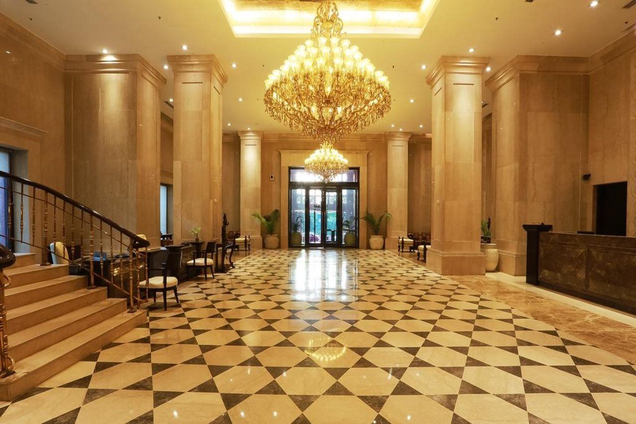 Hotel The Ashok, Nové Dillí Exteriér fotografie Lobby